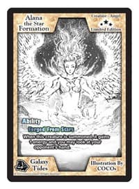 Alana the Star Formation (Limited Edition) - Limited Edition Sketch Cards - Exodus TCG card