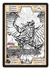 Dream Blossom Dragon (Limited Edition) - Limited Edition Sketch Cards - Exodus TCG card