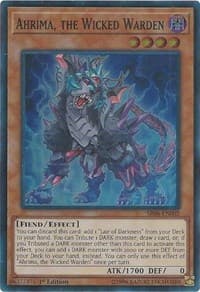 Ahrima, the Wicked Warden - Structure Deck: Lair of Darkness - YuGiOh card