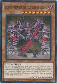 Archfiend Emperor, the First Lord of Horror - Structure Deck: Lair of Darkness - YuGiOh card