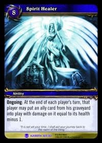 Spirit Healer - Heroes of Azeroth - WoW card