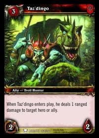 Taz'dingo - Heroes of Azeroth - WoW card