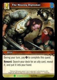The Missing Diplomat - Heroes of Azeroth - WoW card