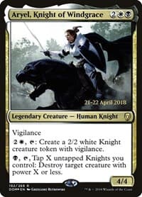Aryel, Knight of Windgrace - Prerelease Cards - Magic: The Gathering card
