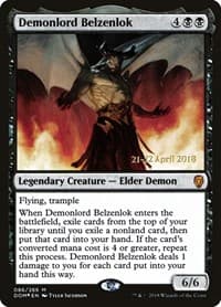 Demonlord Belzenlok - Prerelease Cards - Magic: The Gathering card