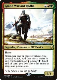Grand Warlord Radha - Prerelease Cards - Magic: The Gathering card