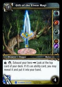 Gift of the Elven Magi - Heroes of Azeroth - WoW card