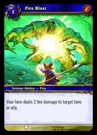 Fire Blast - Heroes of Azeroth - WoW card