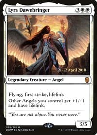 Lyra Dawnbringer - Prerelease Cards - Magic: The Gathering card