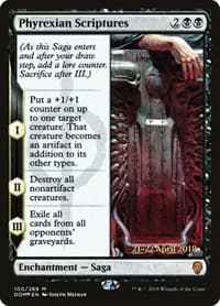 Phyrexian Scriptures - Prerelease Cards - Magic: The Gathering card