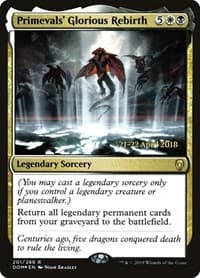 Primevals' Glorious Rebirth - Prerelease Cards - Magic: The Gathering card