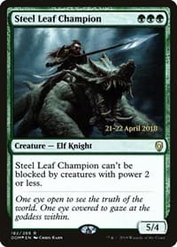 Steel Leaf Champion - Prerelease Cards - Magic: The Gathering card