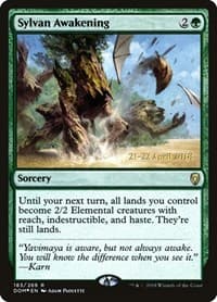 Sylvan Awakening - Prerelease Cards - Magic: The Gathering card