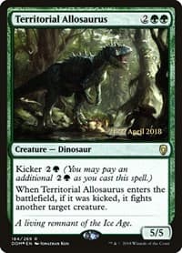 Territorial Allosaurus - Prerelease Cards - Magic: The Gathering card