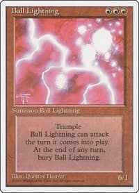 Ball Lightning - Fourth Edition - Magic: The Gathering card