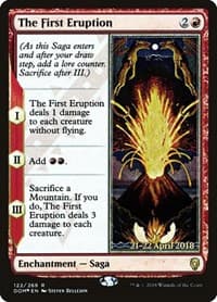 The First Eruption - Prerelease Cards - Magic: The Gathering card