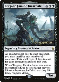 Torgaar, Famine Incarnate - Prerelease Cards - Magic: The Gathering card