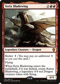 Verix Bladewing - Prerelease Cards - Magic: The Gathering card