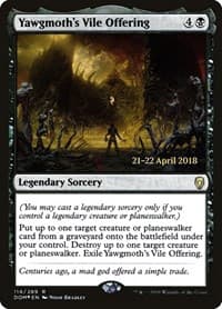 Yawgmoth's Vile Offering - Prerelease Cards - Magic: The Gathering card