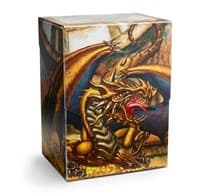 Dragon Shield Limited Edition Deck Shell - Gold Gygex (Holds 75+) - Dragon Shield Deck Boxes - Deck Boxes card