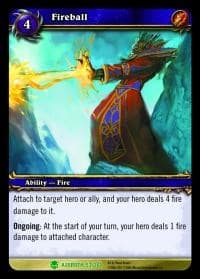 Fireball - Heroes of Azeroth - WoW card