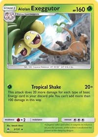 Alolan Exeggutor - SM - Forbidden Light - Pokemon card