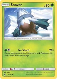 Snover - SM - Forbidden Light - Pokemon card