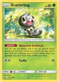 Scatterbug (5) - SM - Forbidden Light - Pokemon card