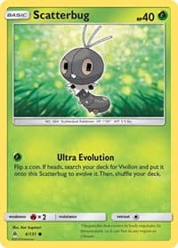 Scatterbug (6) - SM - Forbidden Light - Pokemon card