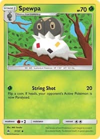 Spewpa - SM - Forbidden Light - Pokemon card