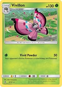Vivillon - SM - Forbidden Light - Pokemon card