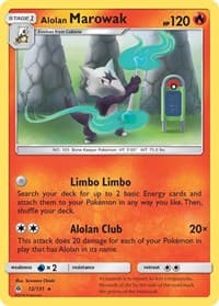 Alolan Marowak - SM - Forbidden Light - Pokemon card