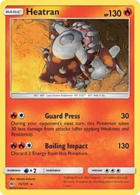 Heatran - SM - Forbidden Light - Pokemon card