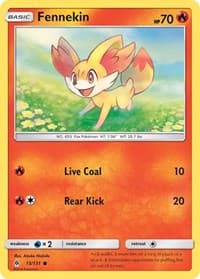 Fennekin (15) - SM - Forbidden Light - Pokemon card