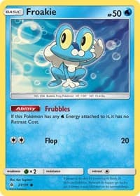 Froakie (21) - SM - Forbidden Light - Pokemon card