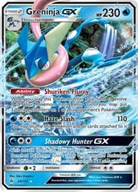 Greninja GX - SM - Forbidden Light - Pokemon card