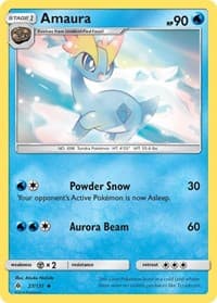 Amaura - SM - Forbidden Light - Pokemon card