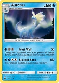Aurorus - SM - Forbidden Light - Pokemon card