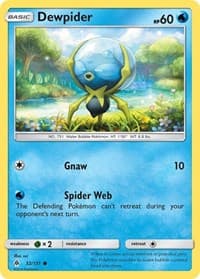 Dewpider - SM - Forbidden Light - Pokemon card