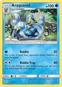 Araquanid - SM - Forbidden Light - Pokemon card
