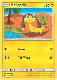 Helioptile - SM - Forbidden Light - Pokemon card