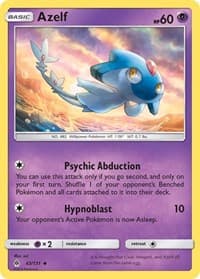 Azelf - SM - Forbidden Light - Pokemon card