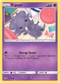 Espurr - SM - Forbidden Light - Pokemon card