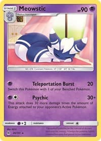 Meowstic - SM - Forbidden Light - Pokemon card