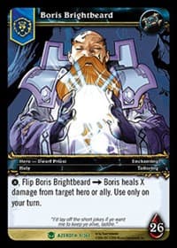Boris Brightbeard - Heroes of Azeroth - WoW card