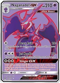 Naganadel GX (Full Art) - SM - Forbidden Light - Pokemon card