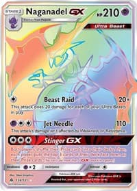 Naganadel GX (Secret) - SM - Forbidden Light - Pokemon card