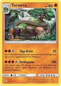 Torterra - SM - Forbidden Light - Pokemon card