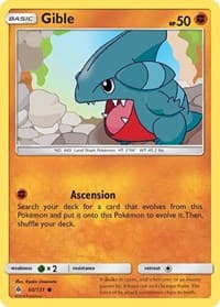 Gible - SM - Forbidden Light - Pokemon card