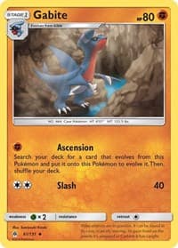 Gabite - SM - Forbidden Light - Pokemon card